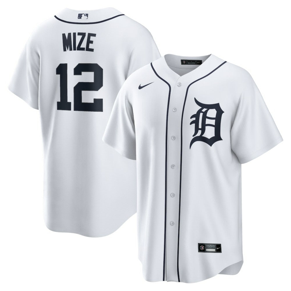 Casey Mize Detroit Tigers Home Replica Jersey White