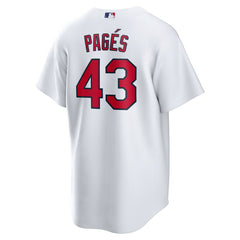 Pedro Pagés St. Louis Cardinals Home Replica Jersey White