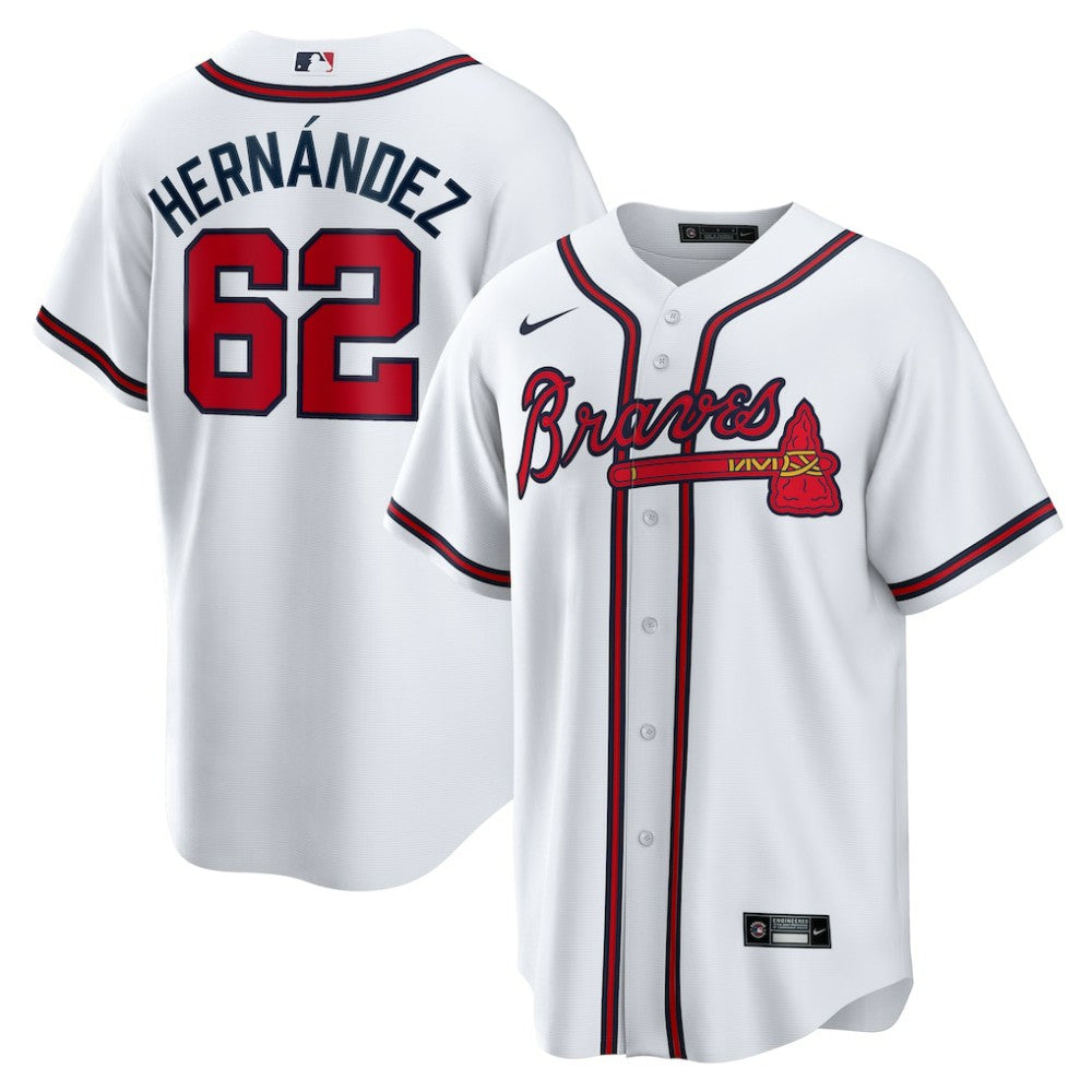 Daysbel Hernandez Atlanta Braves Home Replica Jersey White