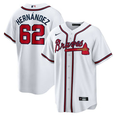 Daysbel Hernandez Atlanta Braves Home Replica Jersey White