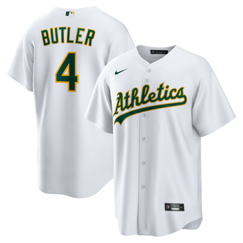 Lawrence Butler Athletics Home Replica Jersey White