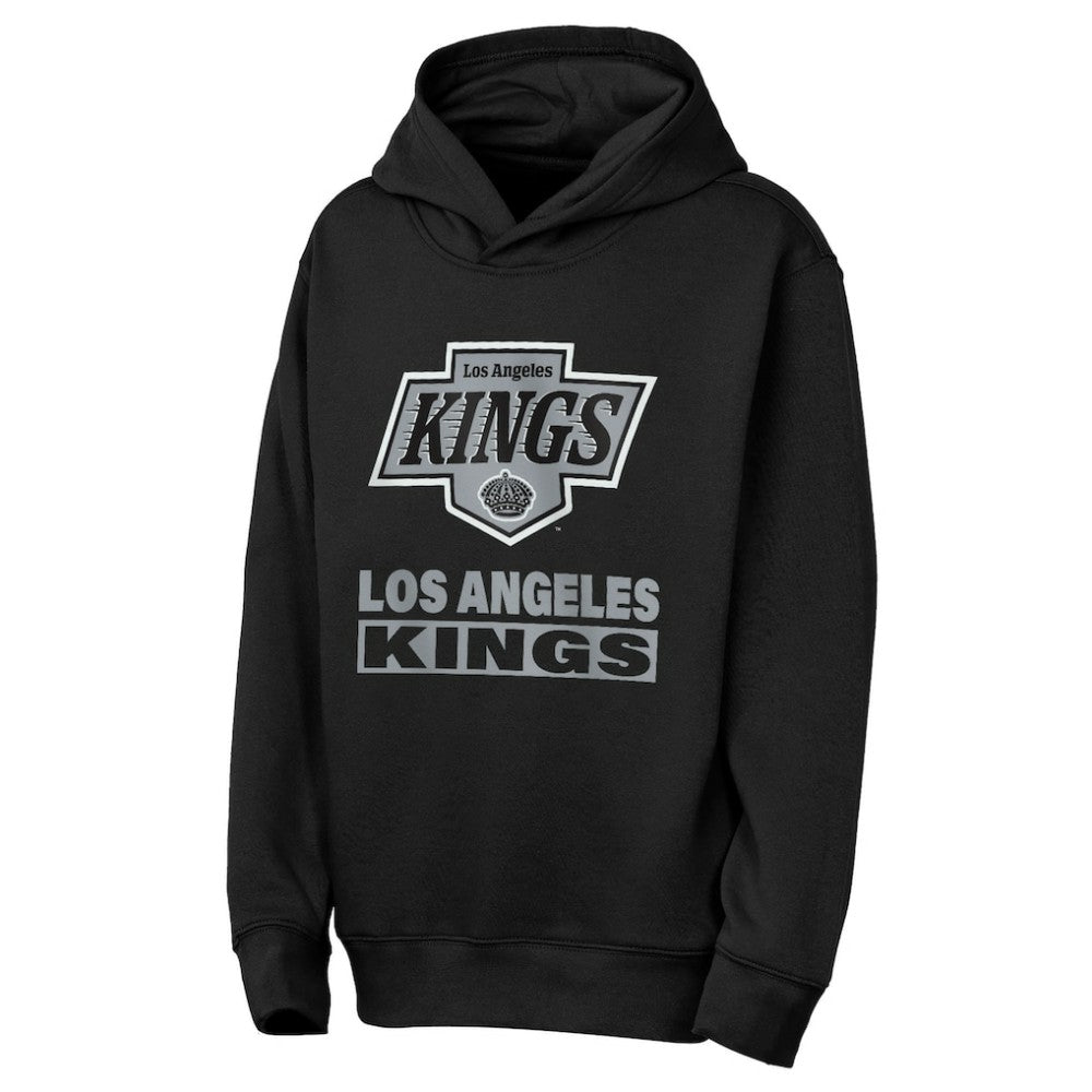 Los Angeles Kings Outerstuff Youth Back to Basics Hoodie - Black Hoodies