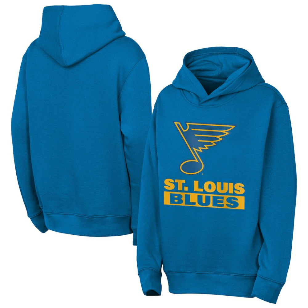St. Louis Blues Outerstuff Youth Back to Basics Hoodie - Blue Hoodies