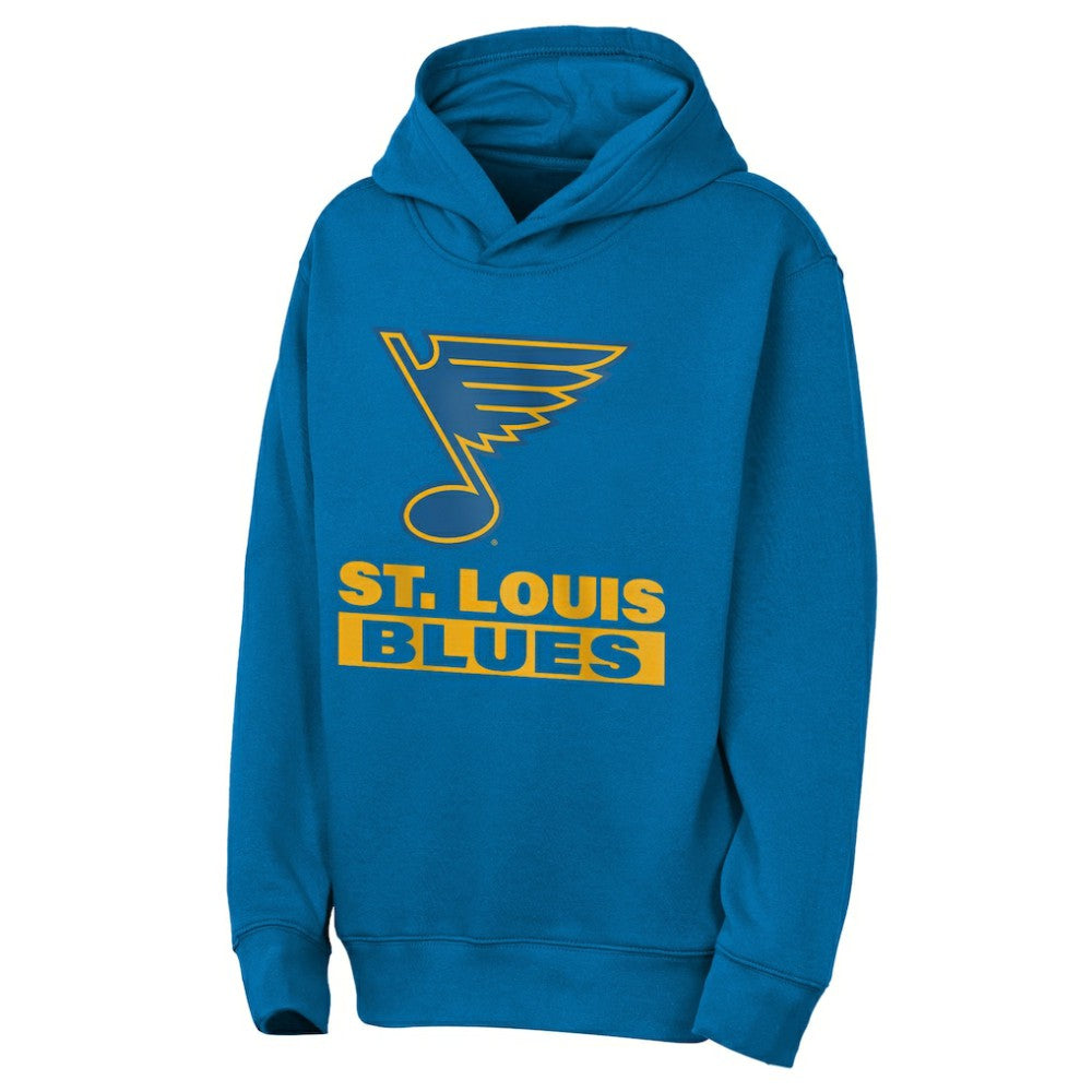 St. Louis Blues Outerstuff Youth Back to Basics Hoodie - Blue Hoodies