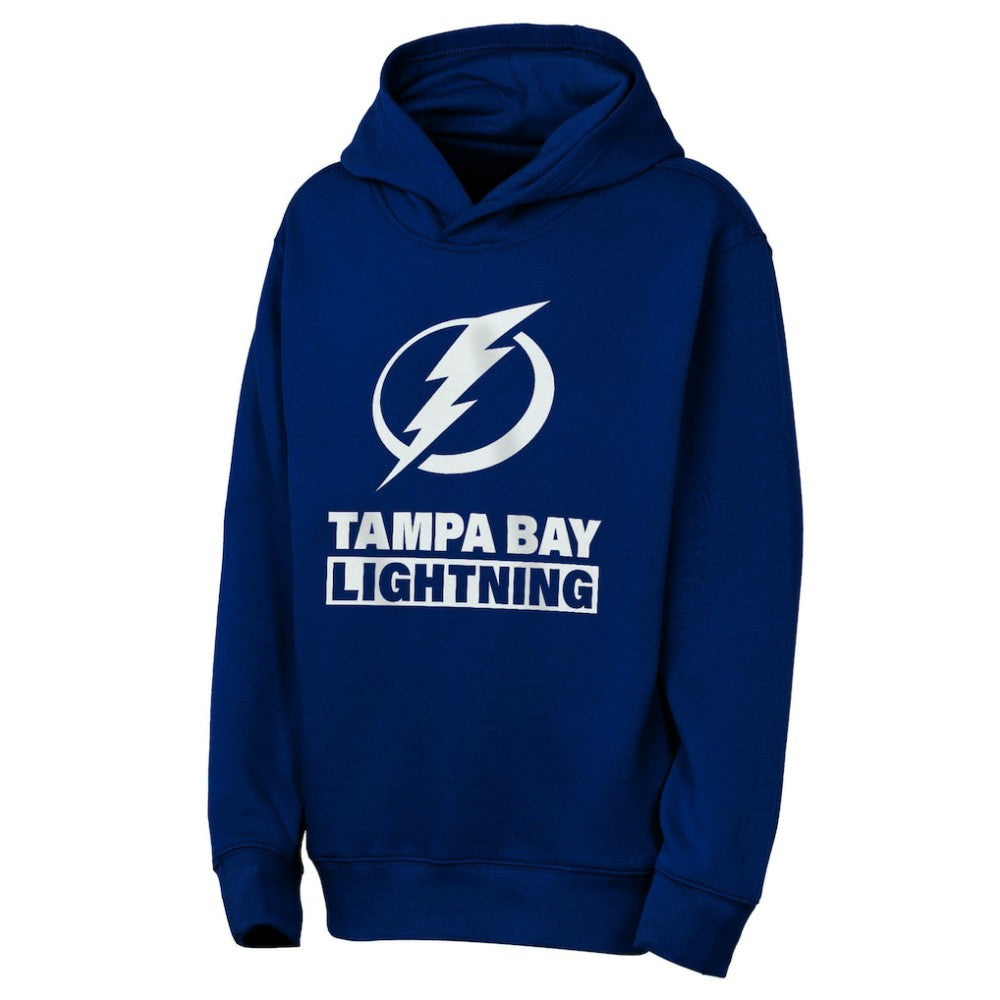 Tampa Bay Lightning Outerstuff Youth Back to Basics Hoodie - Blue Hoodies