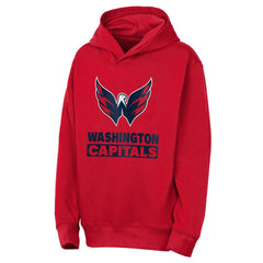 Washington Capitals Outerstuff Youth Back to Basics Hoodie - Red Hoodies