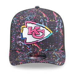 Kansas City Chiefs New Era 2025 NFL Crucial Catch A-Frame 9FIFTY Snapback Hat - Black discount