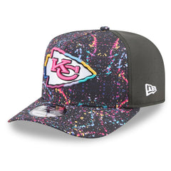 Kansas City Chiefs New Era 2025 NFL Crucial Catch A-Frame 9FIFTY Snapback Hat - Black discount