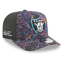 Las Vegas Raiders New Era 2025 NFL Crucial Catch A-Frame 9FIFTY Snapback Hat - Black outlet