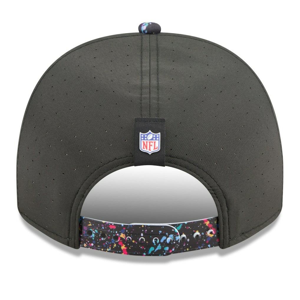 Miami Dolphins New Era 2025 NFL Crucial Catch A-Frame 9FIFTY Snapback Hat - Black discount