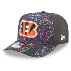 Cincinnati Bengals New Era 2025 NFL Crucial Catch A-Frame 9FIFTY Snapback Hat - Black outlet