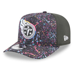 Tennessee Titans New Era 2025 NFL Crucial Catch A-Frame 9FIFTY Snapback Hat - Black cheap