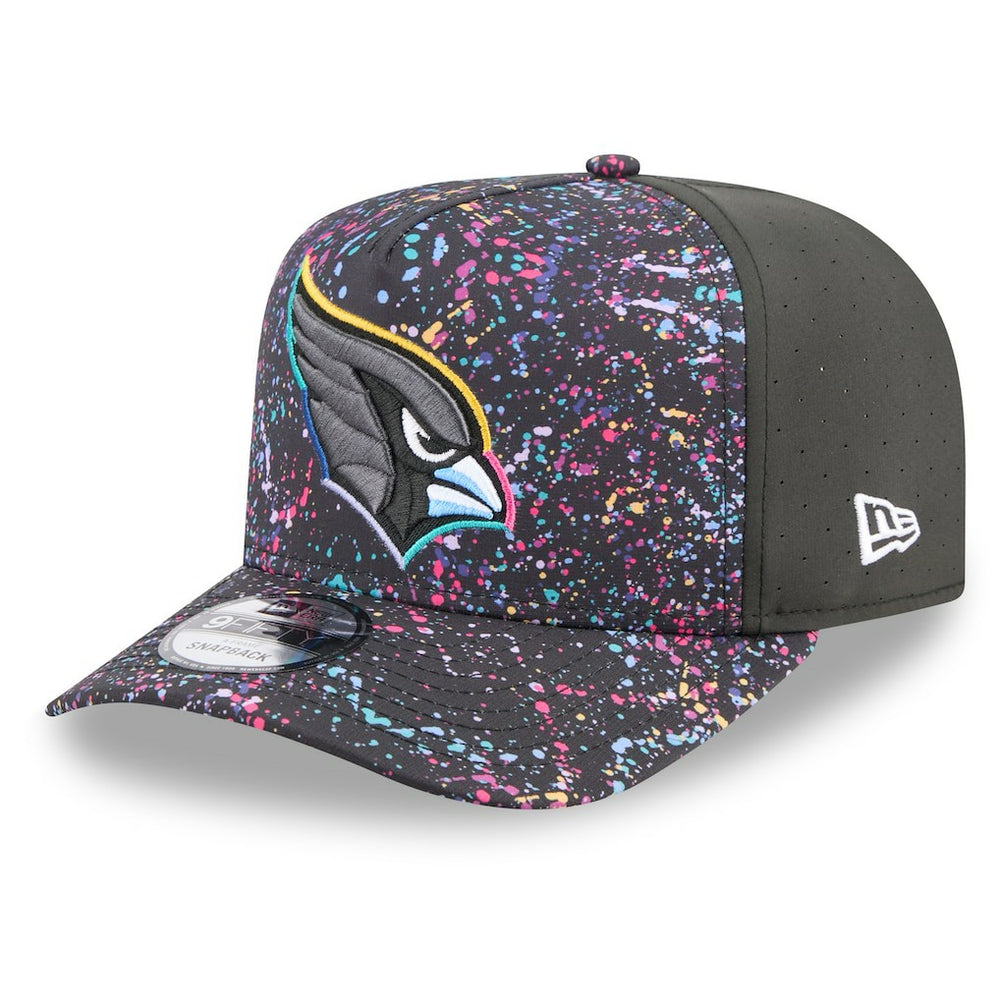 Arizona Cardinals New Era 2025 NFL Crucial Catch A-Frame 9FIFTY Snapback Hat - Black online