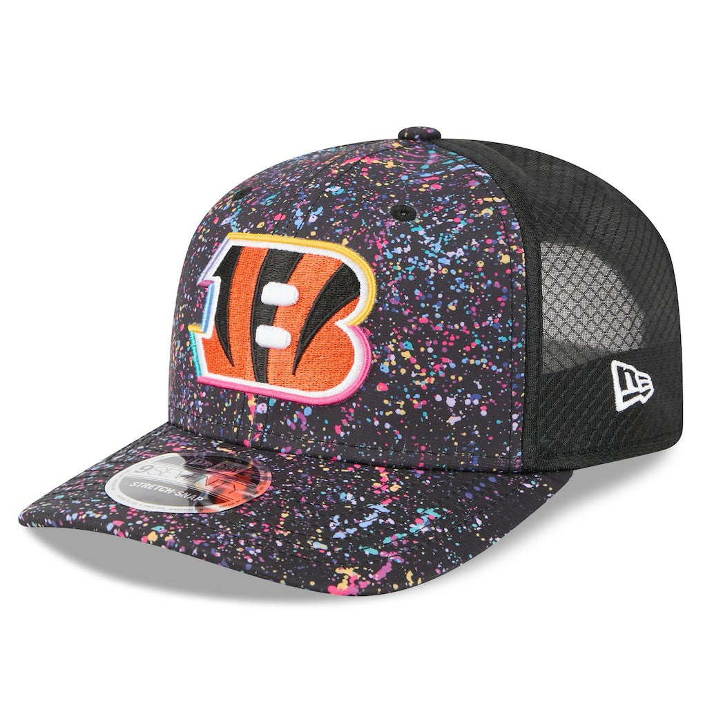 Cincinnati Bengals New Era 2025 NFL Crucial Catch 9SEVENTY Adjustable Hat - Black cheap