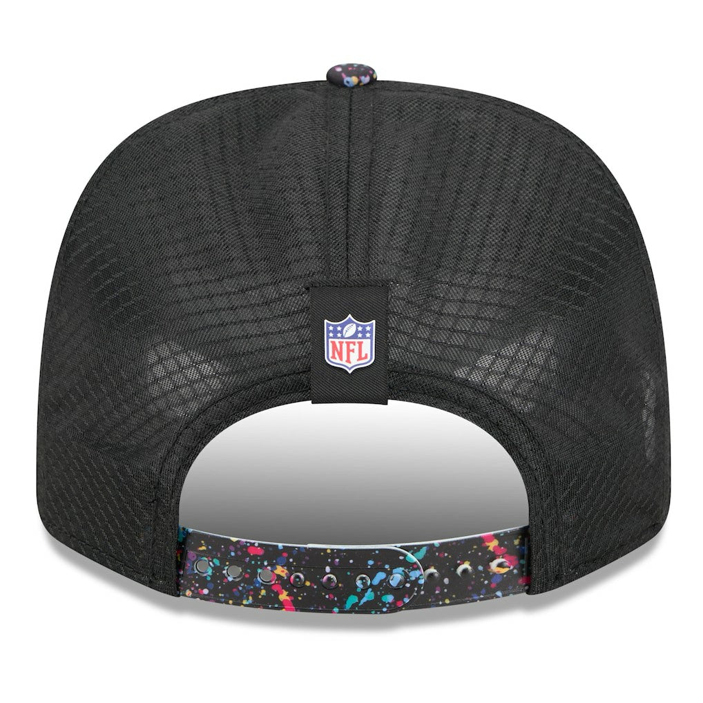 Detroit Lions New Era 2025 NFL Crucial Catch 9SEVENTY Adjustable Hat - Black on sale