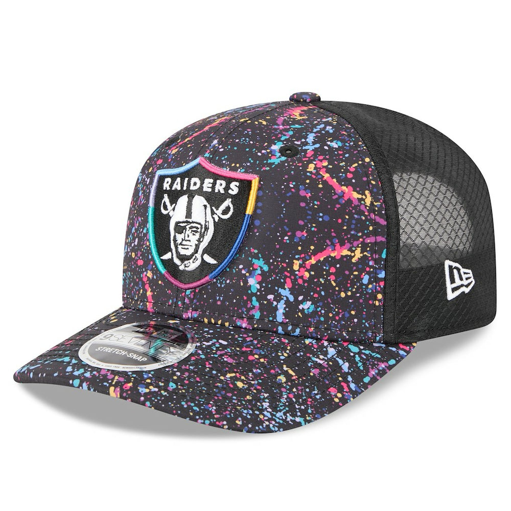 Las Vegas Raiders New Era 2025 NFL Crucial Catch 9SEVENTY Adjustable Hat - Black online