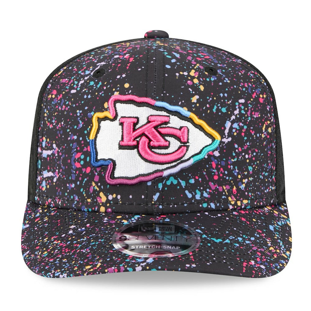 Kansas City Chiefs New Era 2025 NFL Crucial Catch 9SEVENTY Adjustable Hat - Black sale