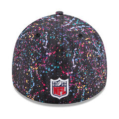 Washington Commanders New Era 2025 NFL Crucial Catch 39THIRTY Flex Hat - Black sale