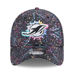 Miami Dolphins New Era 2025 NFL Crucial Catch 39THIRTY Flex Hat - Black discount