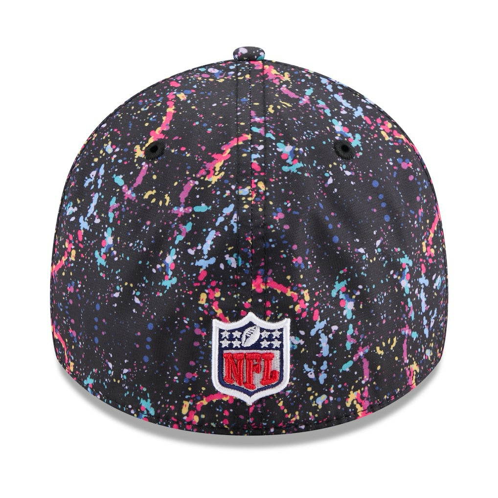 Miami Dolphins New Era 2025 NFL Crucial Catch 39THIRTY Flex Hat - Black discount