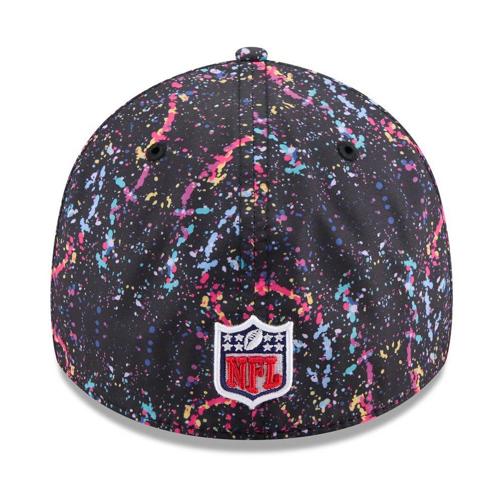 Miami Dolphins New Era 2025 NFL Crucial Catch 39THIRTY Flex Hat - Black discount
