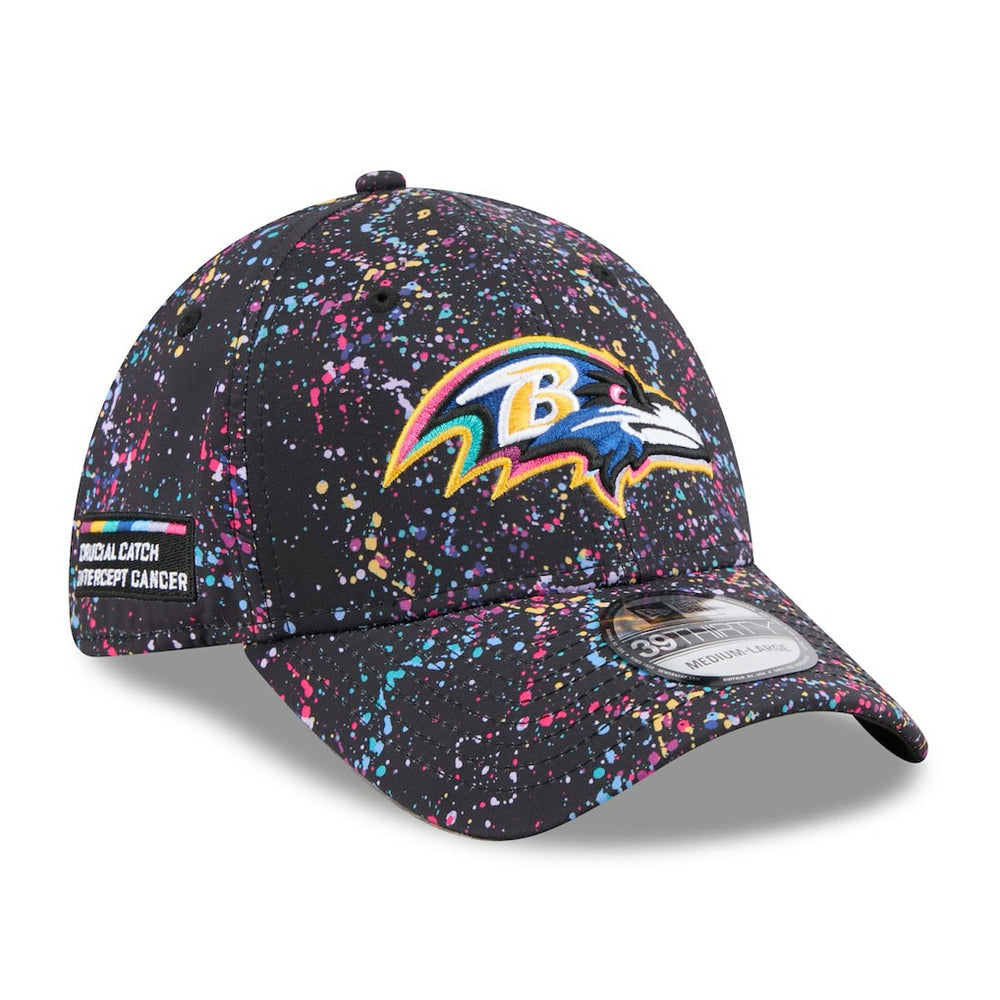 Baltimore Ravens New Era 2025 NFL Crucial Catch 39THIRTY Flex Hat - Black outlet