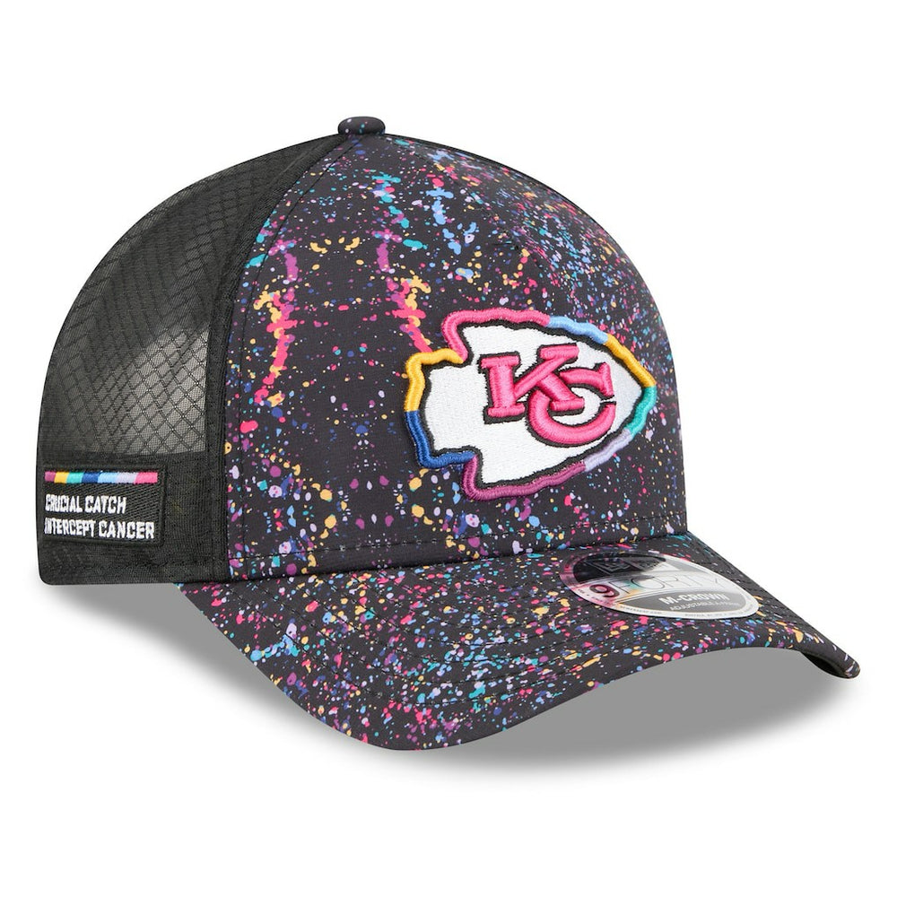 Kansas City Chiefs New Era 2025 NFL Crucial Catch 9FORTY Adjustable Hat - Black online