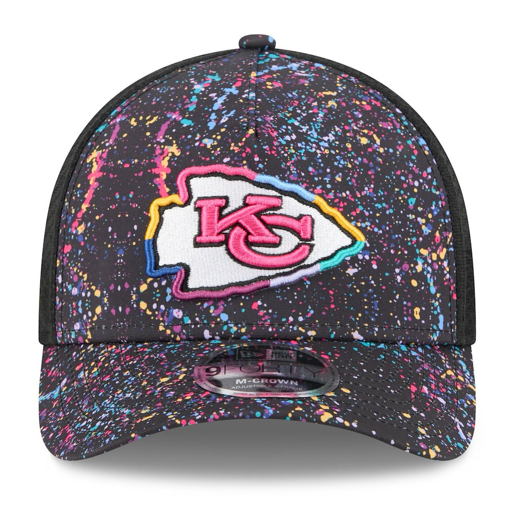 Kansas City Chiefs New Era 2025 NFL Crucial Catch 9FORTY Adjustable Hat - Black online