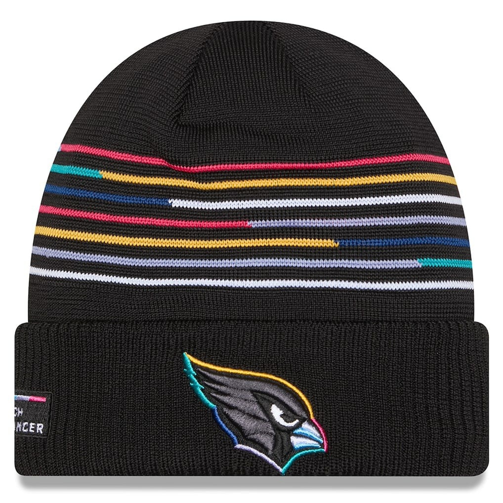 Arizona Cardinals New Era 2025 NFL Crucial Catch Cuffed Knit Hat - Black outlet