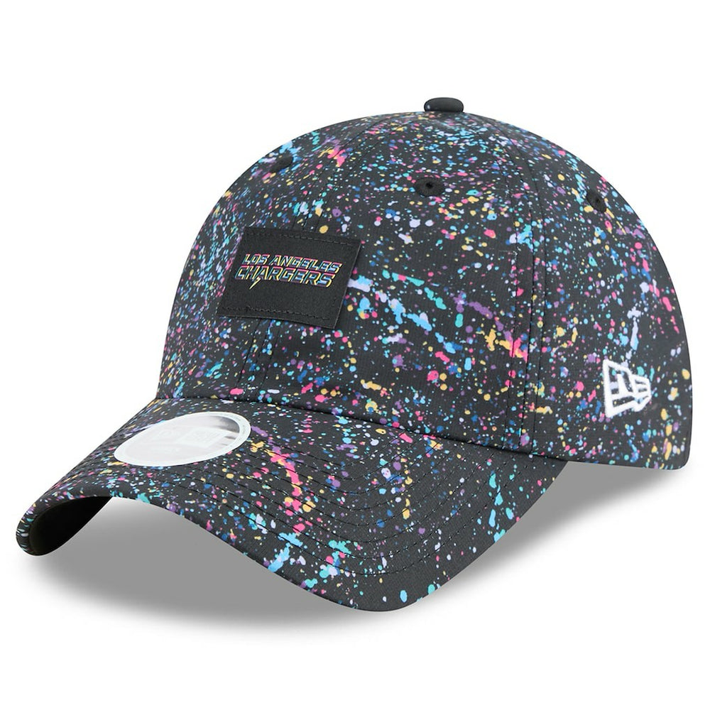 Los Angeles Chargers New Era Women's 2025 NFL Crucial Catch Pony Tail Adjustable Hat - Black online