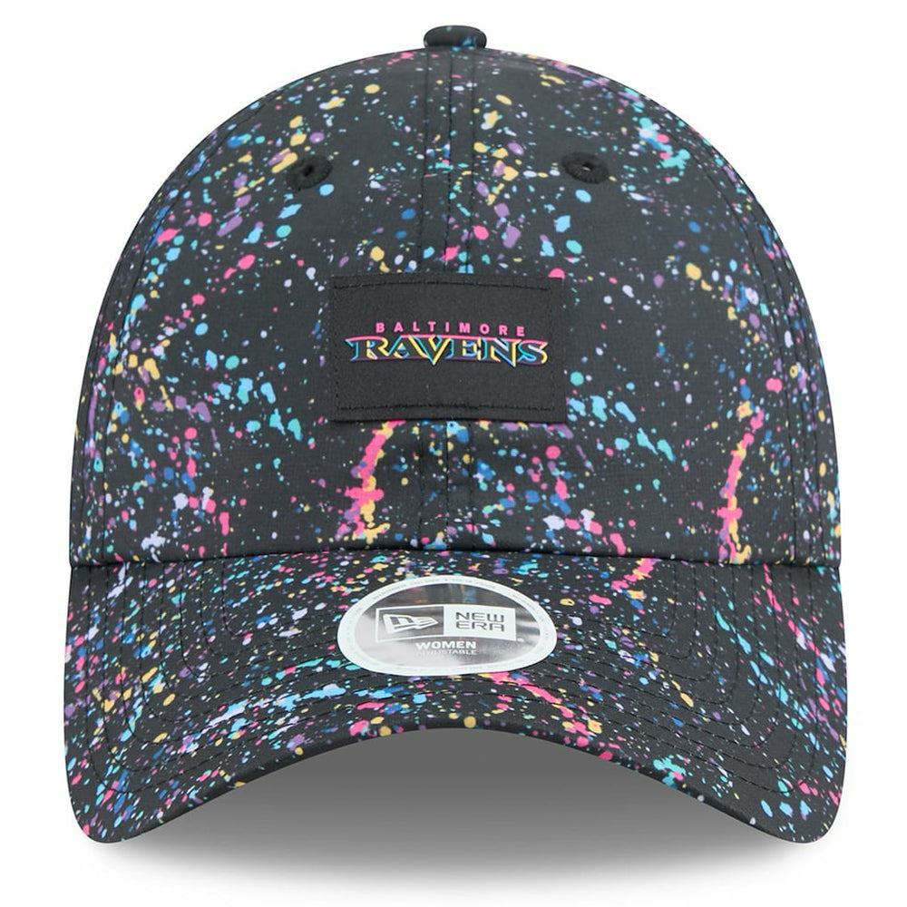 Baltimore Ravens New Era Women's 2025 NFL Crucial Catch Pony Tail Adjustable Hat - Black cheap