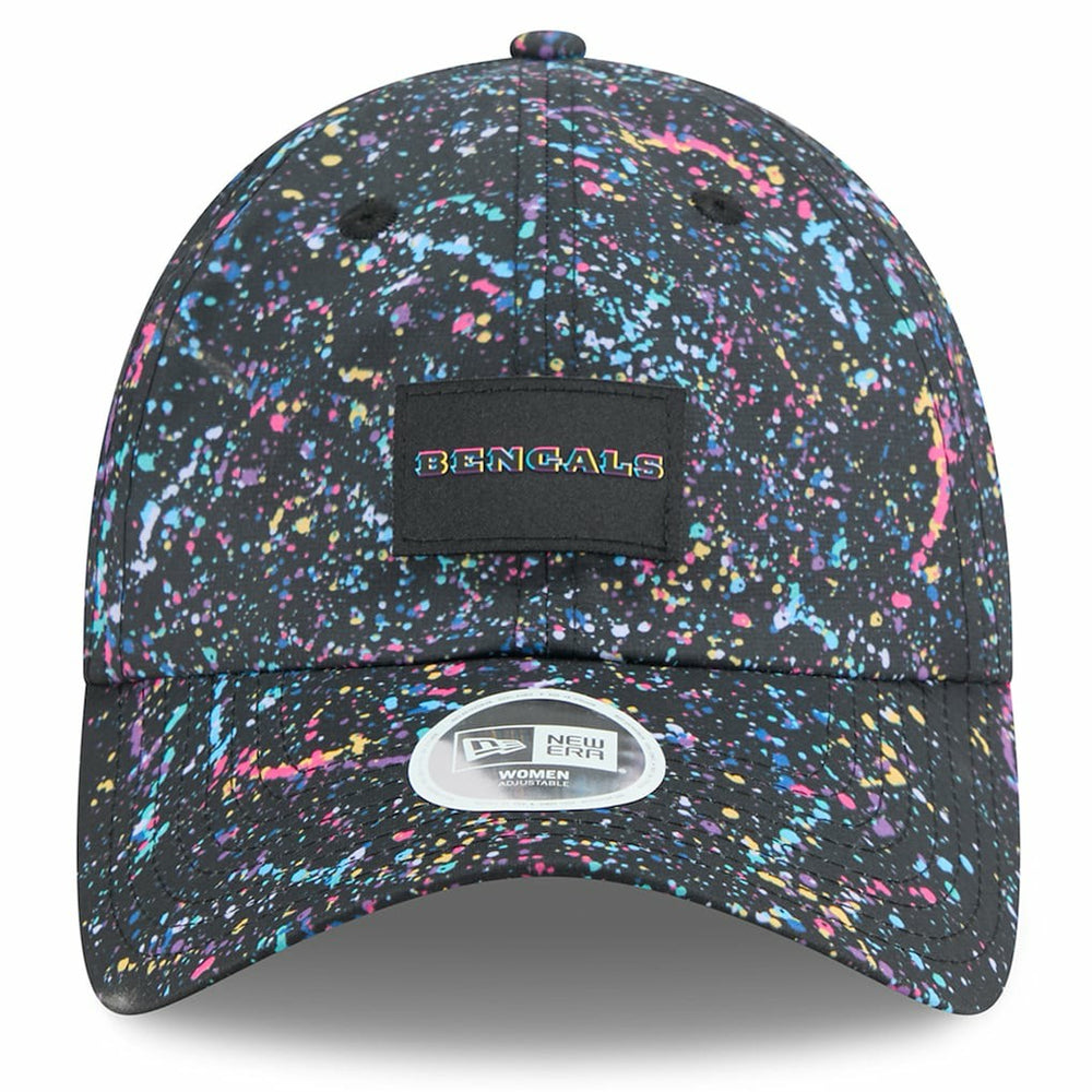Cincinnati Bengals New Era Women's 2025 NFL Crucial Catch Pony Tail Adjustable Hat - Black sale