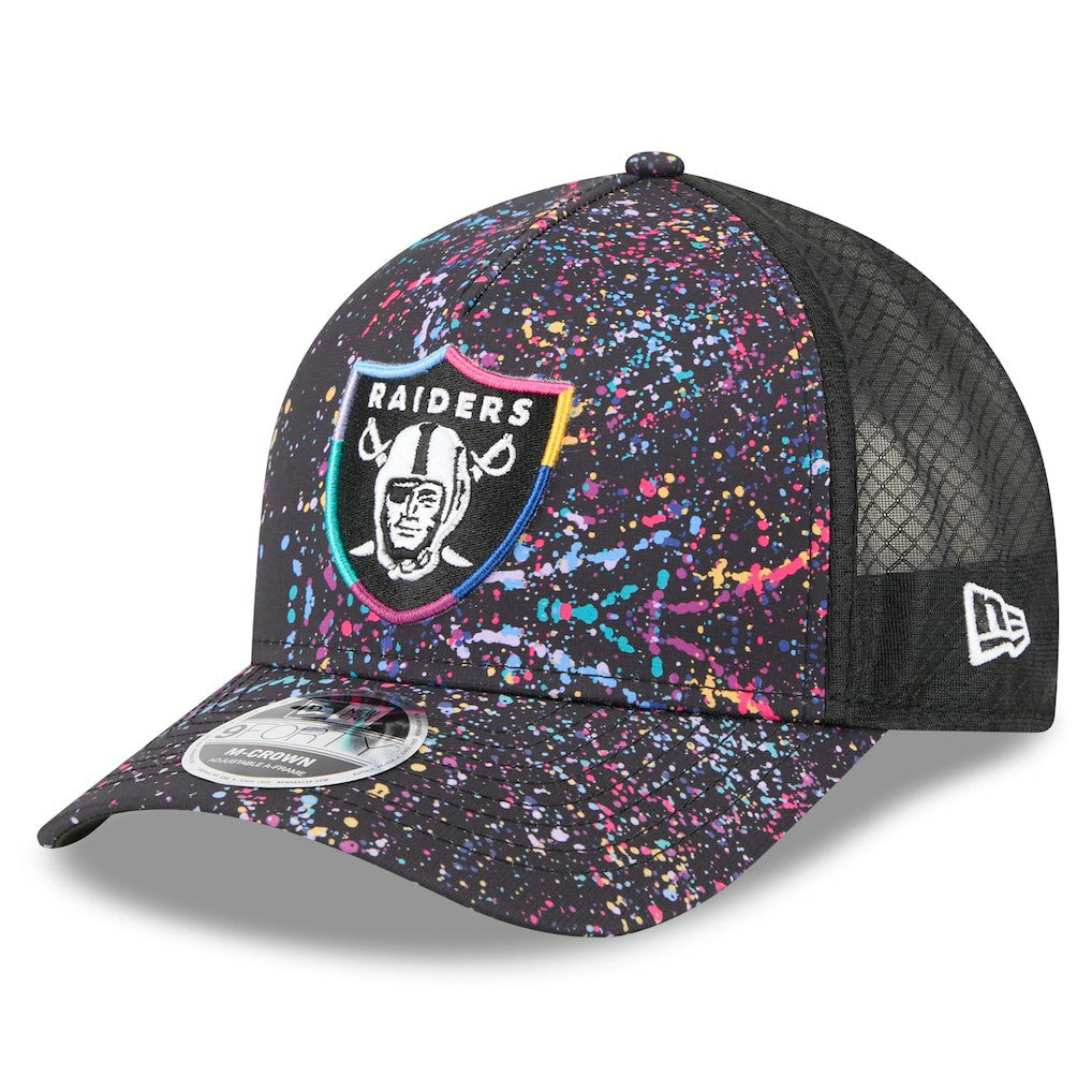 Las Vegas Raiders New Era Youth 2025 NFL Crucial Catch 9FORTY Adjustable Hat - Black online