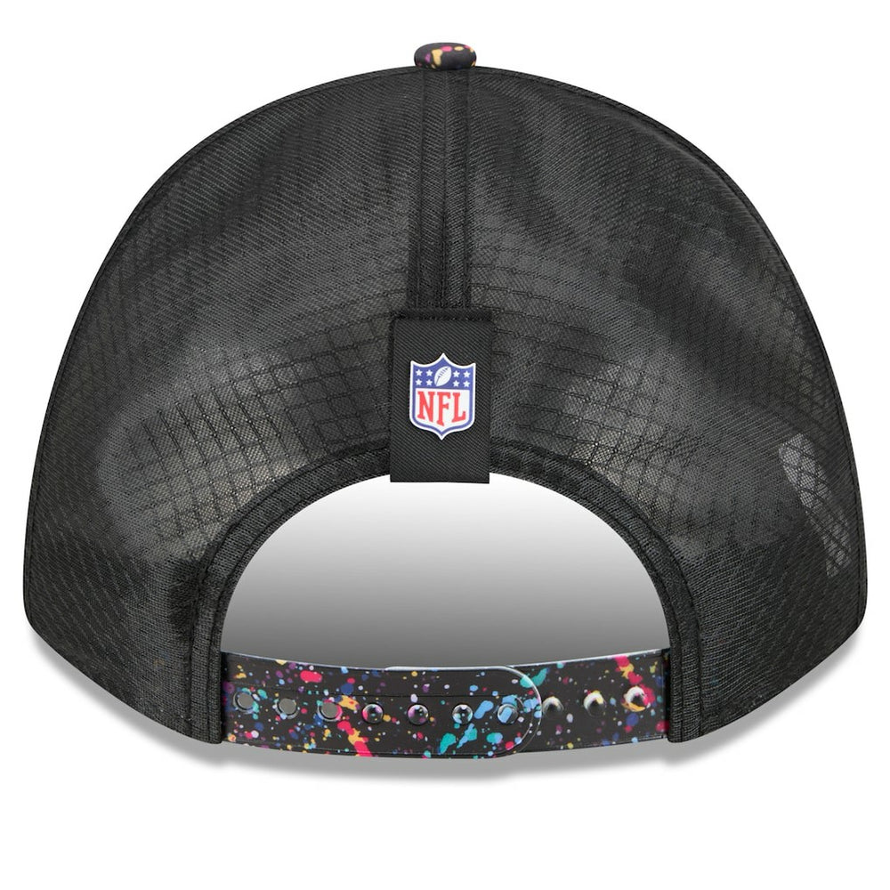 Miami Dolphins New Era Youth 2025 NFL Crucial Catch 9FORTY Adjustable Hat - Black on sale