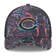 Chicago Bears New Era Youth 2025 NFL Crucial Catch 9FORTY Adjustable Hat - Black outlet