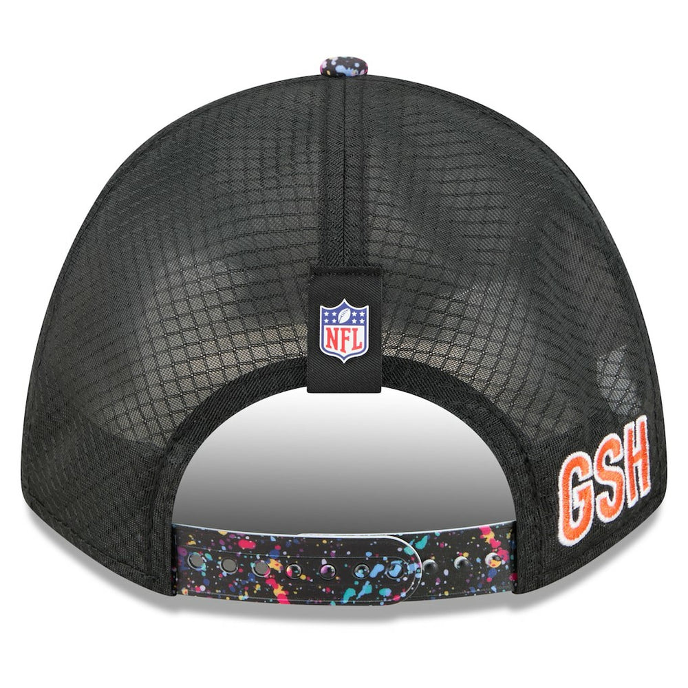 Chicago Bears New Era Youth 2025 NFL Crucial Catch 9FORTY Adjustable Hat - Black outlet