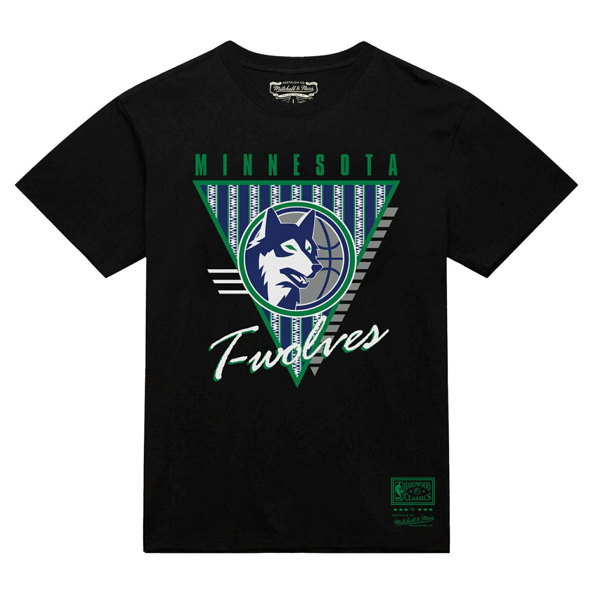 Minnesota Timberwolves Worldwide Collection Tri-Logo T-Shirt - Black sale