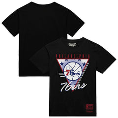 Philadelphia 76ers Worldwide Collection Tri-Logo T-Shirt - Black for sale