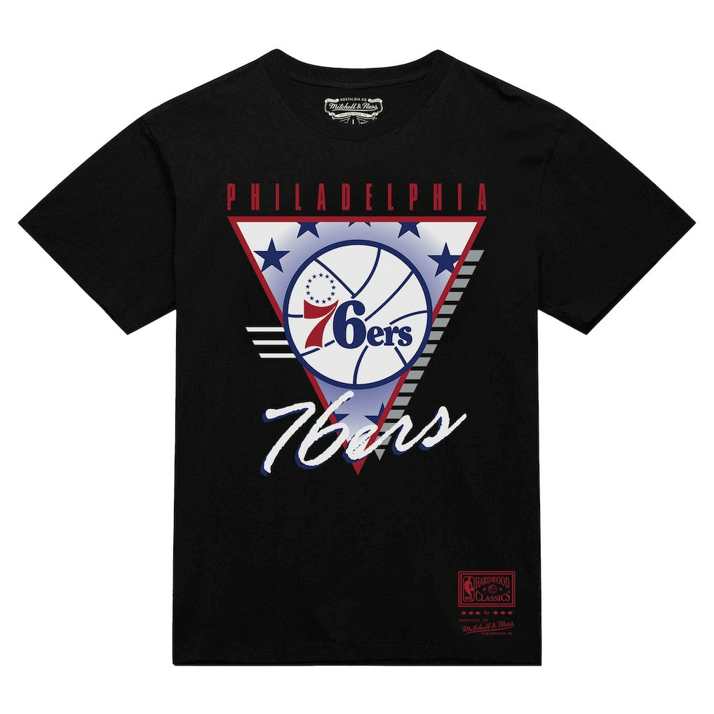 Philadelphia 76ers Worldwide Collection Tri-Logo T-Shirt - Black for sale