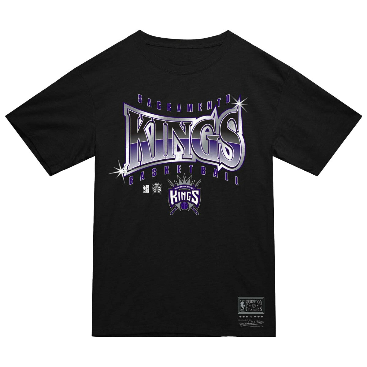 Sacramento Kings Worldwide Collection Glow Up T-Shirt - Black discount