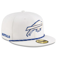 Buffalo Bills New Era 2025 Rivalries Collection Sideline Rope 59FIFTY Fitted Hat - White cheap