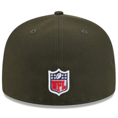 New York Jets New Era 2025 Rivalries Collection Sideline Rope 59FIFTY Fitted Hat - Gotham Green outlet