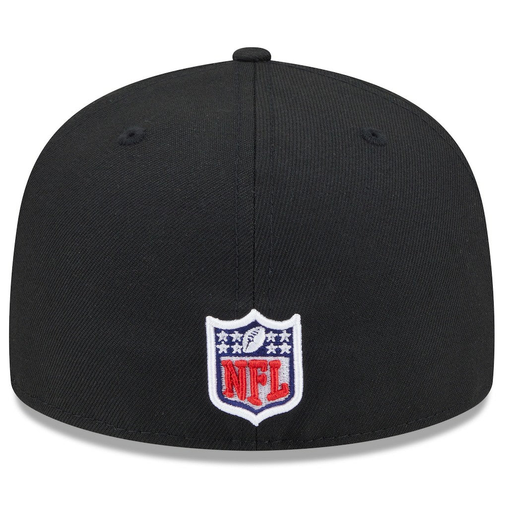 San Francisco 49ers New Era 2025 Rivalries Collection Sideline Rope 59FIFTY Fitted Hat - Black outlet