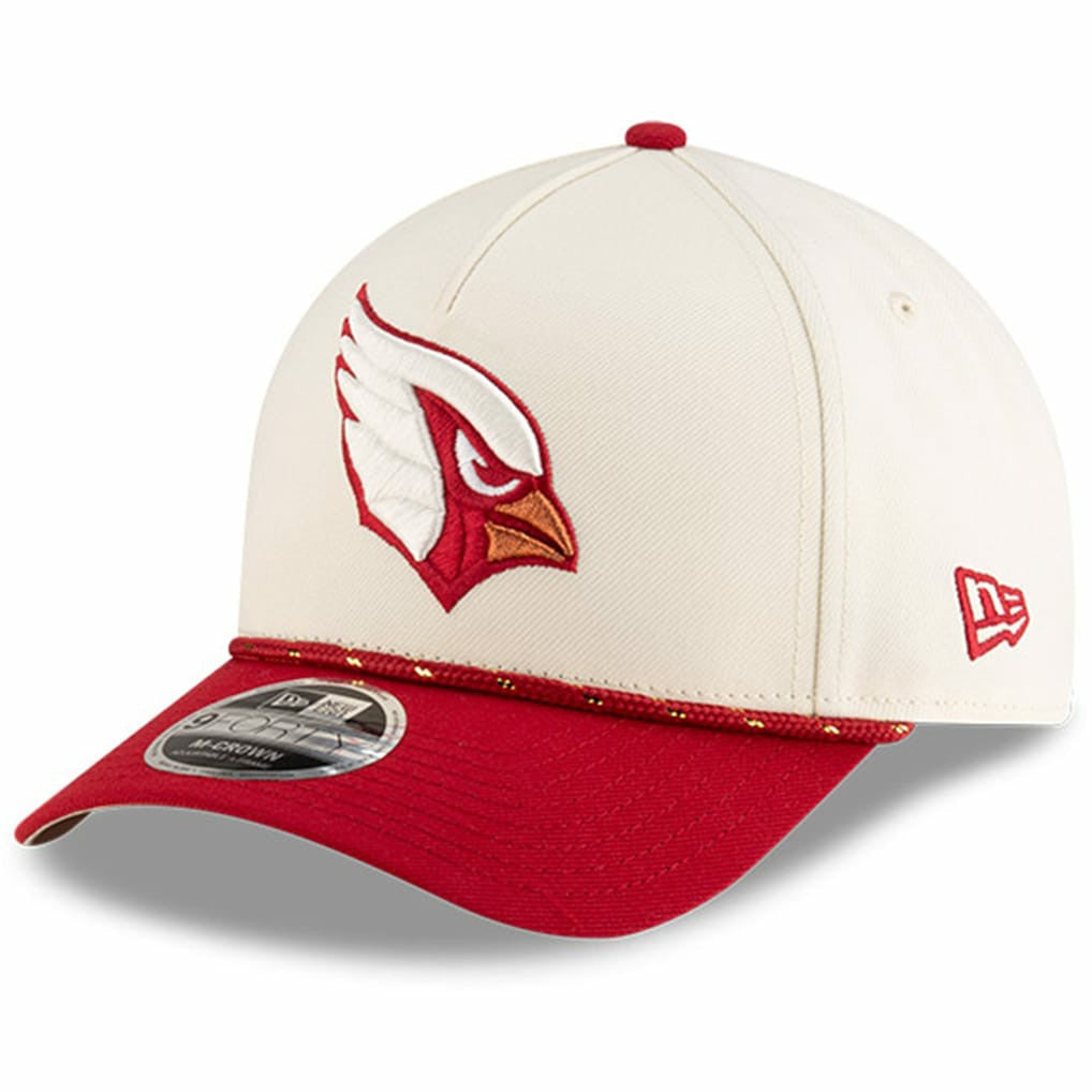 Arizona Cardinals New Era Youth 2025 Rivalries Collection 9FORTY A-Frame Adjustable Hat - Natural sale