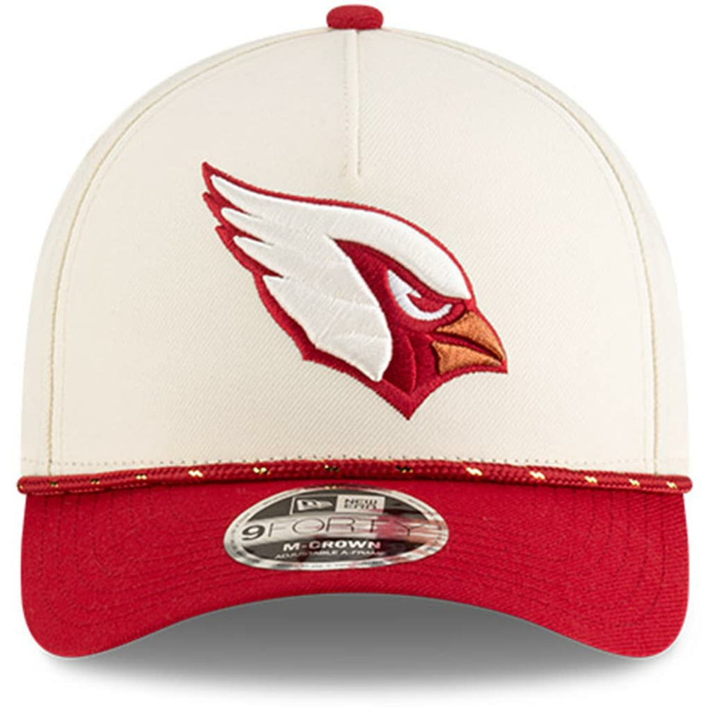 Arizona Cardinals New Era Youth 2025 Rivalries Collection 9FORTY A-Frame Adjustable Hat - Natural sale