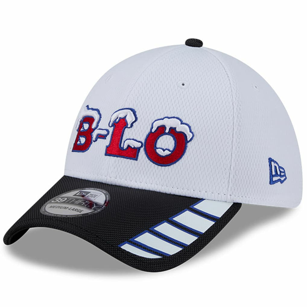 Buffalo Bills New Era 2025 Rivalries Collection Fan Pack 39THIRTY Flex Hat - White cheap