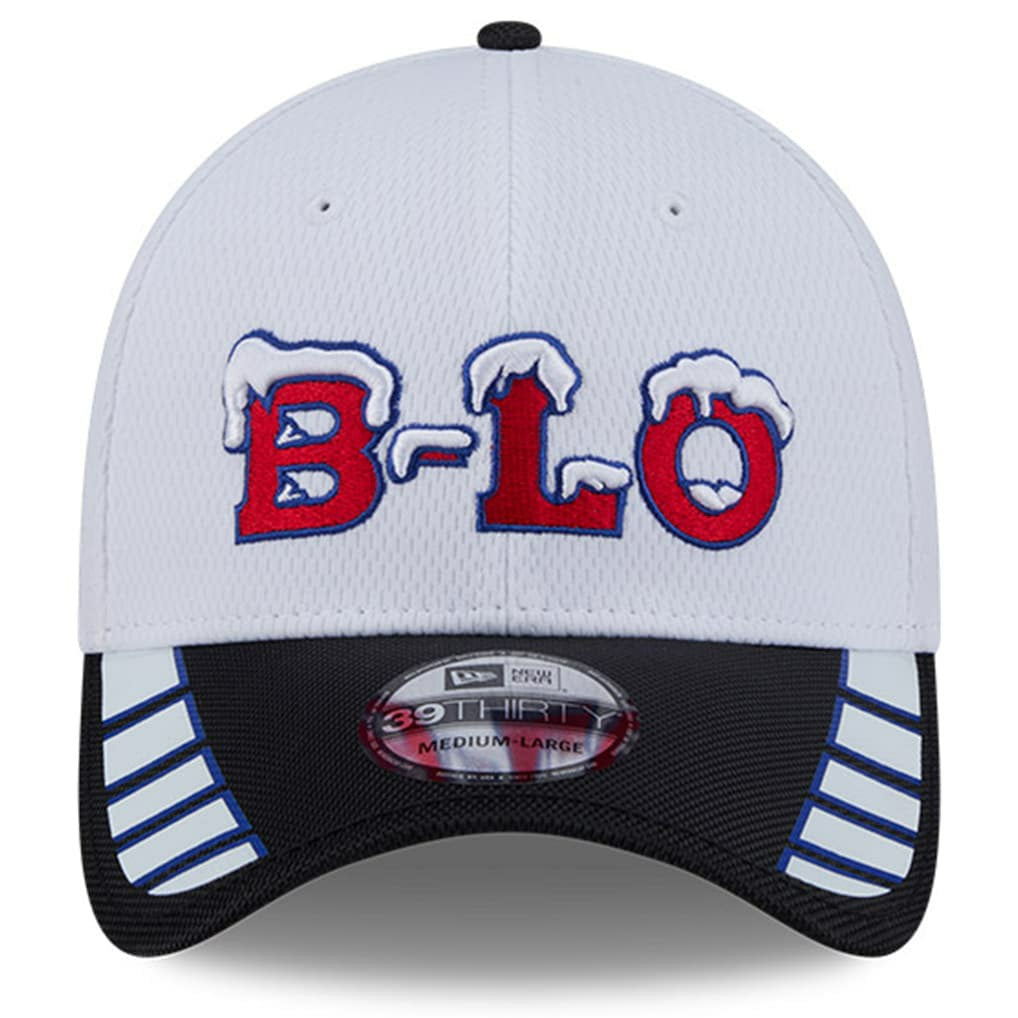 Buffalo Bills New Era 2025 Rivalries Collection Fan Pack 39THIRTY Flex Hat - White cheap
