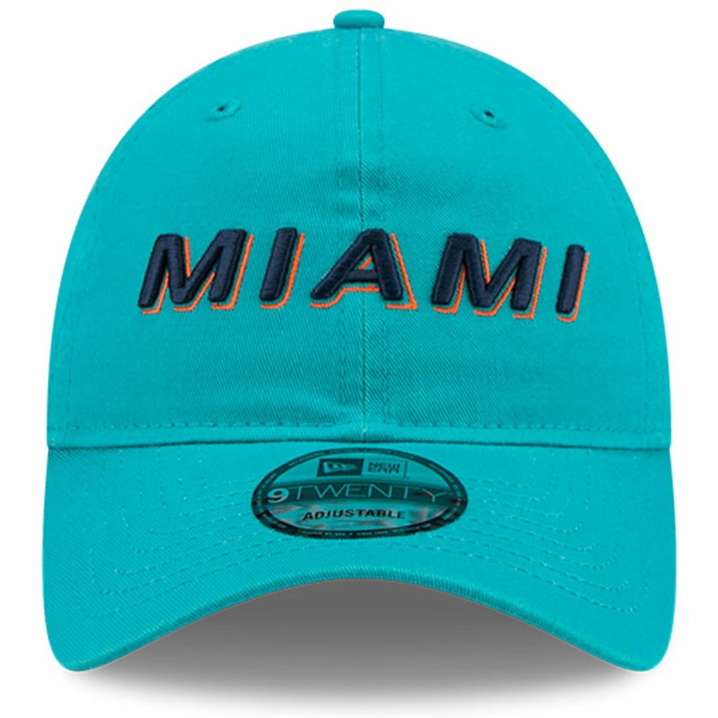 Miami Dolphins New Era 2025 Rivalries Collection Team 9TWENTY Adjustable Hat - Aqua online