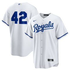 Kansas City Royals Home  2025 Jackie Robinson Day Replica Jersey White