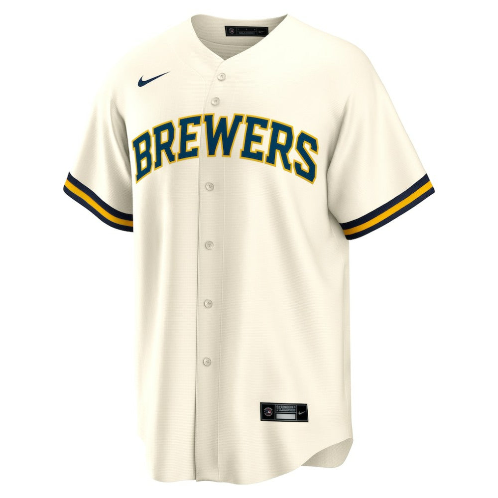 Milwaukee Brewers Home  2025 Jackie Robinson Day Replica Jersey Cream